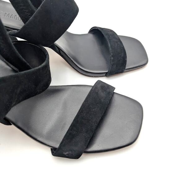 Steve Madden Marbell Slingback Block Heel Sandal Women's Black Size US10M EU40.5 - Picture 9 of 13